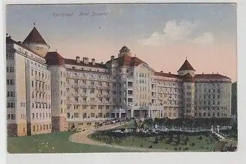 65745 Ak Karlsbad Hotel Imperial 1921