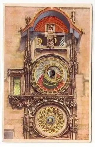 65716 Mechanische Ak Prag astronomische Uhr um 1930