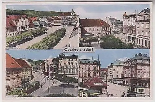 65644 Feldpost Ak Oberleutensdorf Stadtansichten 1942