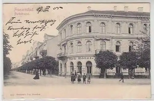 52145 Ak Franzensbad Parkstrasse 1905