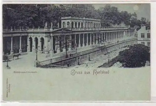 47333 Mondscheinkarte Karlsbad Mühlbrunnen Colonnade