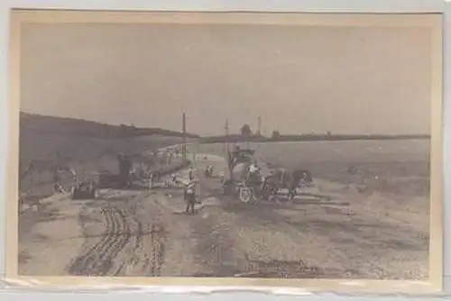 46408 Foto Ak Strassenbauarbeiten in Böhmen um 1930