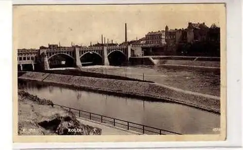 38192 Ak Kolin in Böhmen Brücke 1940