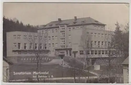 41916 Ak Sanatorium Martinsthal bei Zwickau um 1930