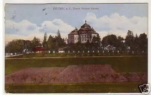 33703 Ak Chlumec n.C. Zamek Karlova Koruna 1917