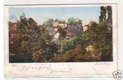 29906 Ak Eger in Böhmen Kaiserburg 1908