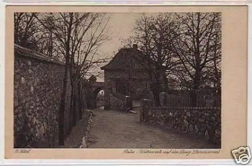 25466 Ak Brüx Wetterwarte auf der Burg Landeswart 1942