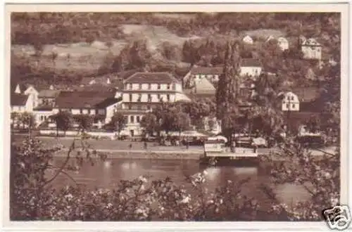 26669 Ak Salesl an der Elbe Hotel Elbhof 1930