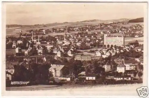 29883 Foto Ak Warnsdorf in Böhmen Totalansicht 1930