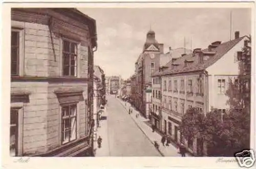 21416 Feldpost Ak Asch in Böhmen Hauptstraße 1939