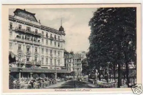 25158 Ak Karlsbad Grandhotel "Pupp" um 1930