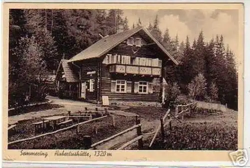 17287 Ak Semmering Hubertushütte 1320 m um 1925