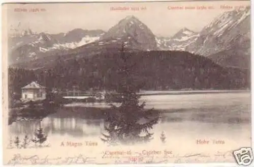 20698 Ak Hohe Tatra Csorber See 1904