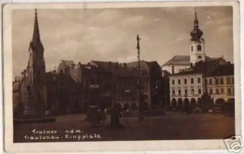 13574 Ak Trautenau Trutnov Ringplatz 1932