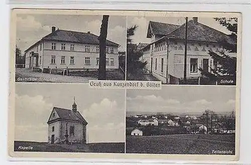 10430 Mehrbild Ak Gruß aus Kunzendorf b. Bölten Gaststätte usw. 1939