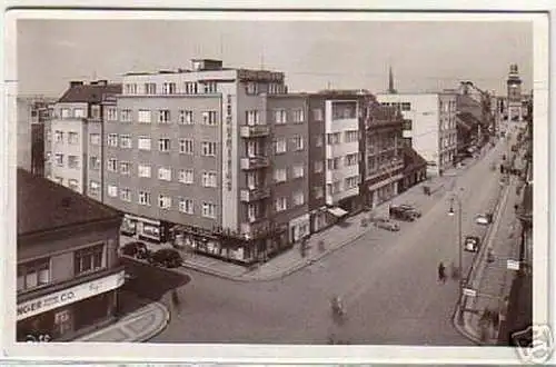 10372 Ak Pardubice Strassenansicht 1941