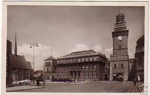 03722 Ak Pardubice Pardubitz in Böhmen Marktplatz 1940