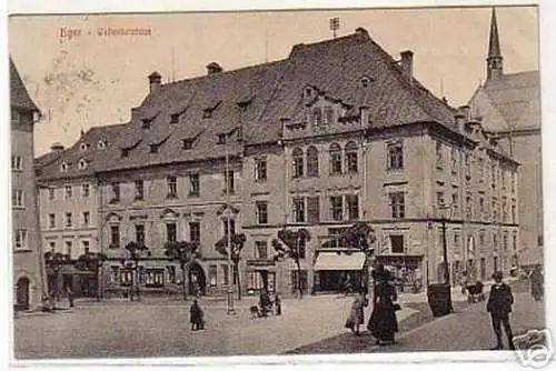 03574 Ak Böhmen Eger Wollensteinhaus um 1915