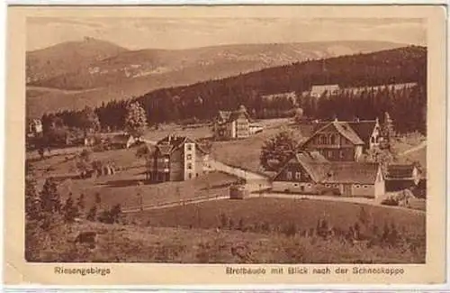 00321 Ak Riesengebirge Brotbaude mit Schneekoppe um1930