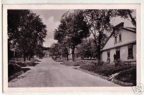 03542 Ak Böhmen Milowitz Strassenmotiv um 1940