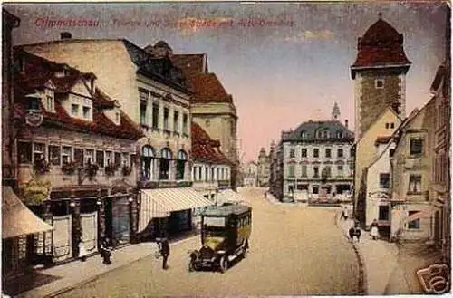 schöne Feldpost Ak Crimmitschau Silber Strasse 1916