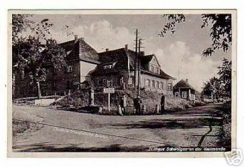 schöne Ak Zollhaus Schweigen an der Weinstrasse 1938