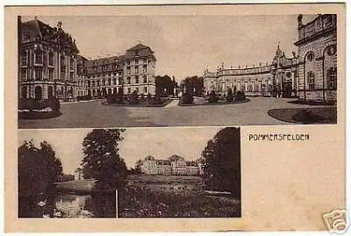 schöne Ak Schloss Pommersfelden um 1930