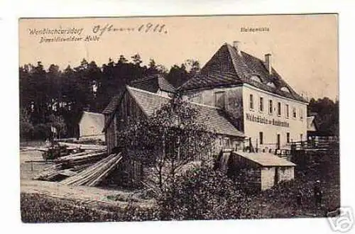 schöne Ak Waldschänke Wendischcarsdorf 1911