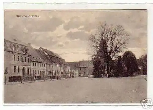 schöne Ak Sonnewalde Hotel Zum schwarzen Adler um 1910