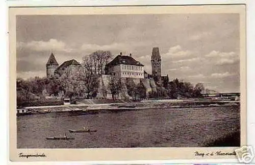 schöne Ak Tangermünde Burg von der Wasserseite um 1930