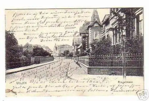 schöne Ak Uelzen Ringstrasse 1905