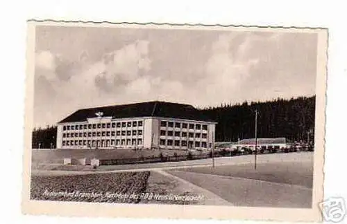 schöne Ak Radiumbad Brambach Haus Grenzwacht um 1940