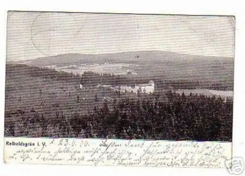 schöne Ak Reiboldsgrün Panoramablick im Vogtland 1906