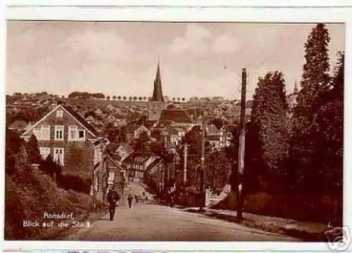 schöne Ak Ronsdorf Blick auf die Stadt 1926