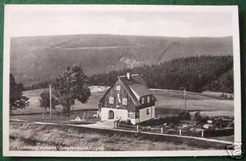 schöne Ak Schellerhau Erzg. Landhaus Daheim um 1930