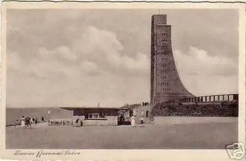 schöne Ak Marine Ehrenmal Laboe um 1940