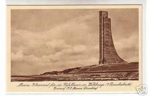 schöne Ak Marine Ehrenmal Laboe 1.Bauabschnitt um 1930