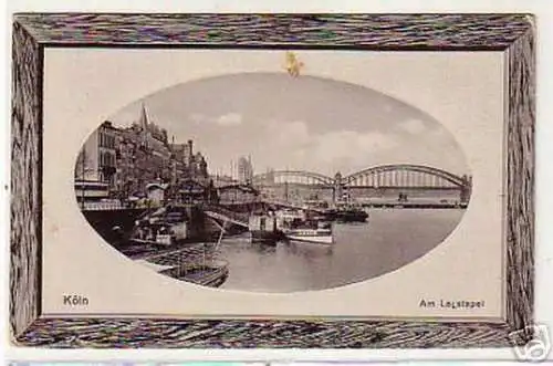 schöne Ak Köln Am Leystapel 1911