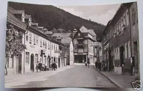 schöne Ak Leutenberg Thüringen Leninstrasse 1966