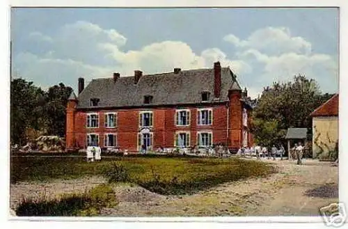 schöne Ak Lazarett und Erholungsheim Schloss Belval1915