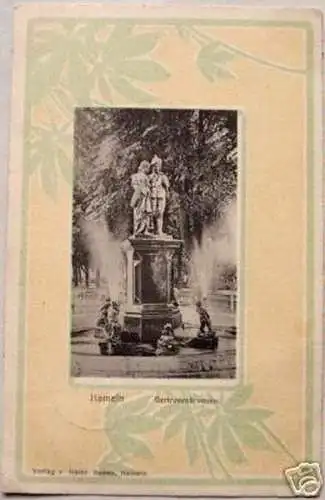 schöne Ak Hameln Gertrudenbrunnen 1912