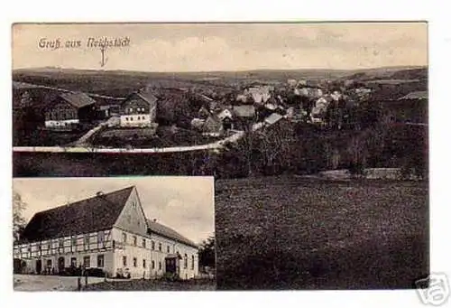 schöne Ak Gruss aus Reichstädt Gasthaus 1913