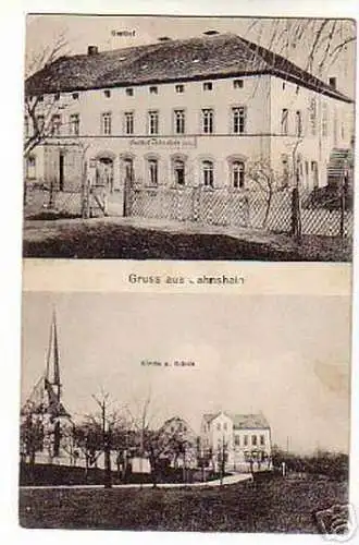 schöne Ak Gruss aus Jahnshain Gasthof 1914