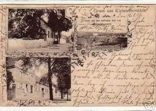 schöne Ak Gruss aus Kleinschierstädt Lindenstrasse 1906