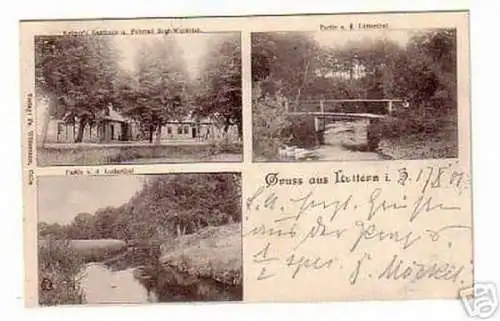 schöne Ak Gruss aus Luttern in H. Gasthaus 1901