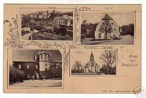 schöne Ak Gruß aus Forchheim Gasthaus um 1910