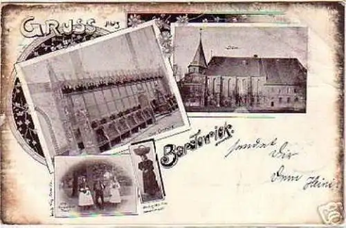 schöne Ak Gruss aus Bardowick Dom usw. 1900