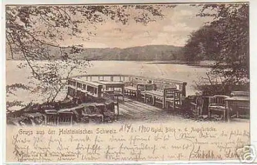 schöne Ak Gruss aus der holsteinischen Schweiz 1900