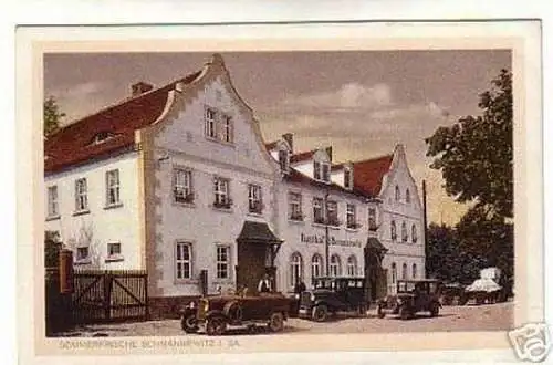 schöne Ak Gasthof Sommerfrische Schmannewitz um 1920