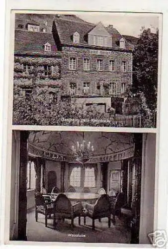 schöne Ak Gasthaus "Zum Rebstock" Kochem-Kond um 1920